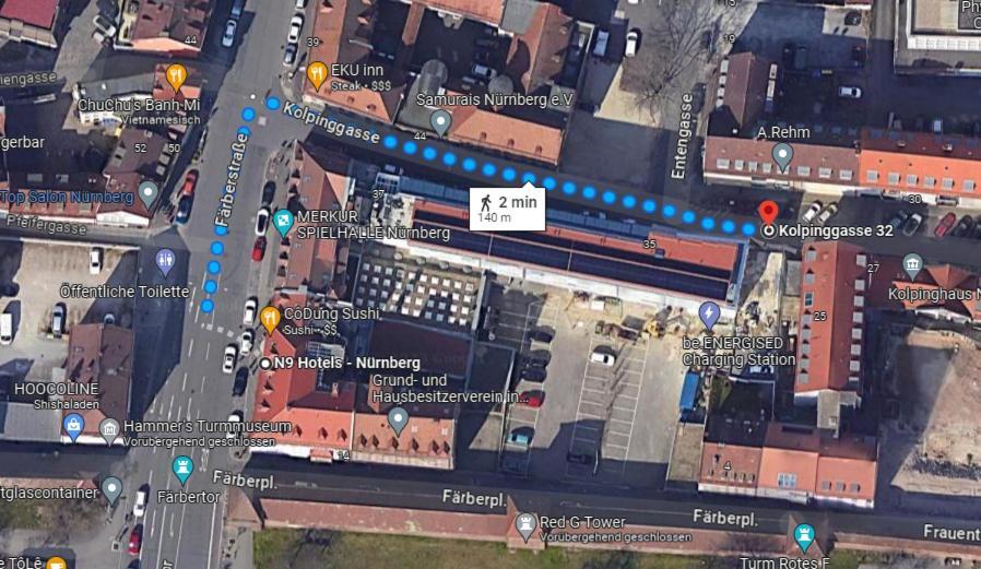 N9 Hotels Nürnberg Eksteriør bilde